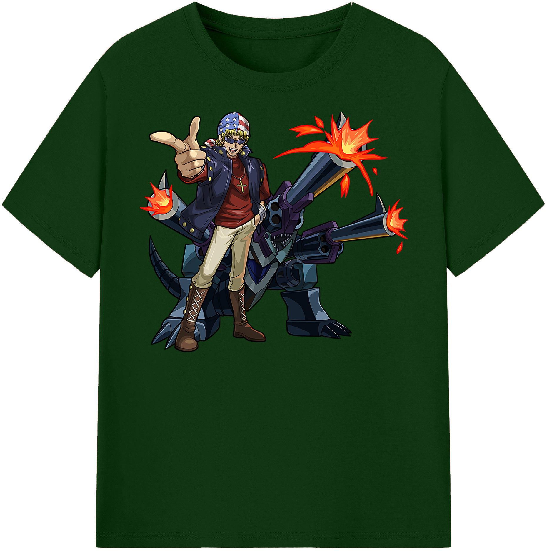 （画像用） 遊☆戯☆王 Yu-Gi-Oh! 綿100％半袖Tシャツ（フロントプリント）